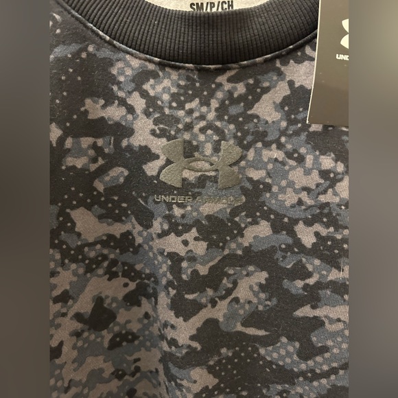 🍁NWT Under Armour Rival Fleece Camo Crew - Picture 10 of 11